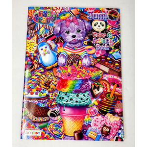 Lisa Frank Jumbo Color & Activity Book Bendon Rainbow Kids Large PB Coloring